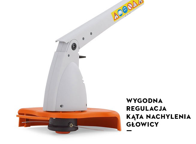 Regulacja kąta nachylenia w kosie elektrycznej STIHL FSE 31